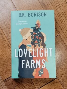 B.K. Borison "Lovelight Farms" Paperback Book - Teal Cover